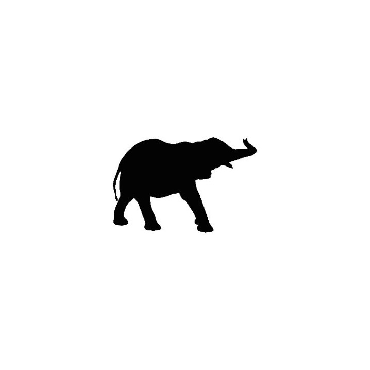 Elephant Vinyl Decal Sticker V4 - DecalsHouse