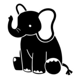 Elephant Vinyl Decal Sticker V40 - DecalsHouse