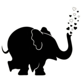 Elephant Vinyl Decal Sticker V41 - DecalsHouse
