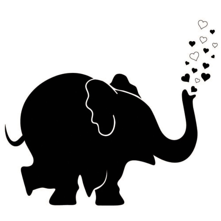 Elephant Vinyl Decal Sticker V41 - DecalsHouse