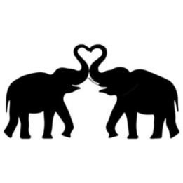Elephant Vinyl Decal Sticker V43 - DecalsHouse