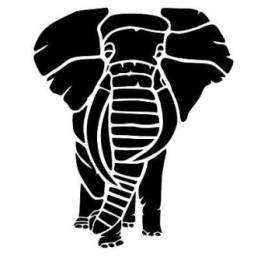 Elephant Vinyl Decal Sticker V45 - DecalsHouse