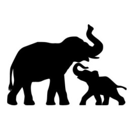 Elephant Vinyl Decal Sticker V51 - DecalsHouse