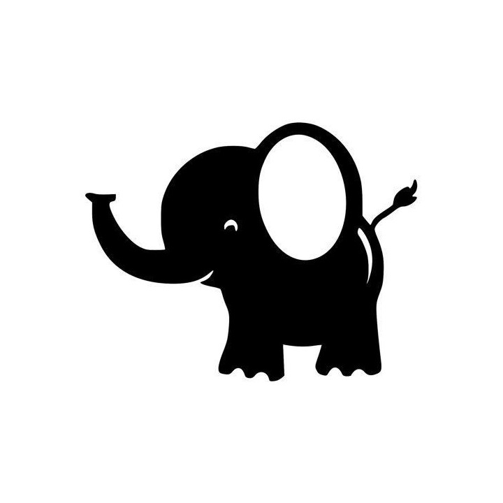 Elephant Vinyl Decal Sticker V68 - DecalsHouse