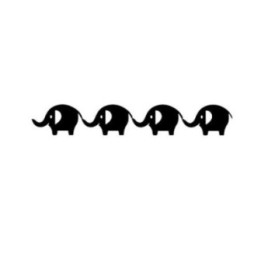 Elephant Vinyl Decal Sticker V70 - DecalsHouse