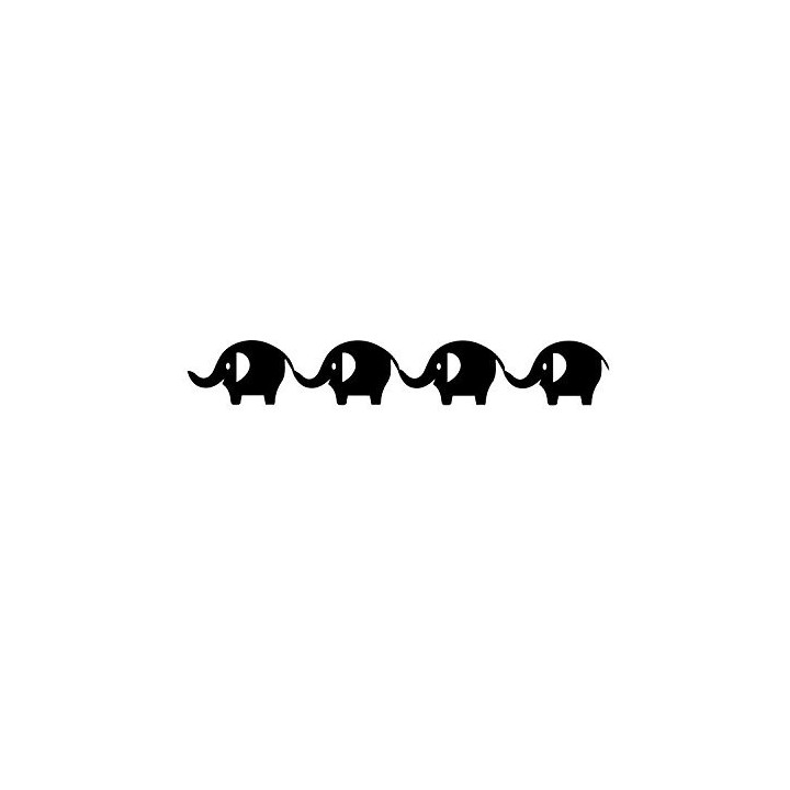Elephant Vinyl Decal Sticker V70 - DecalsHouse