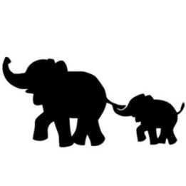Elephant Vinyl Decal Sticker V77 - DecalsHouse