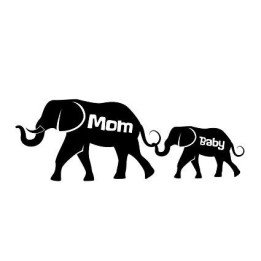Elephant Vinyl Decal Sticker V79 - DecalsHouse
