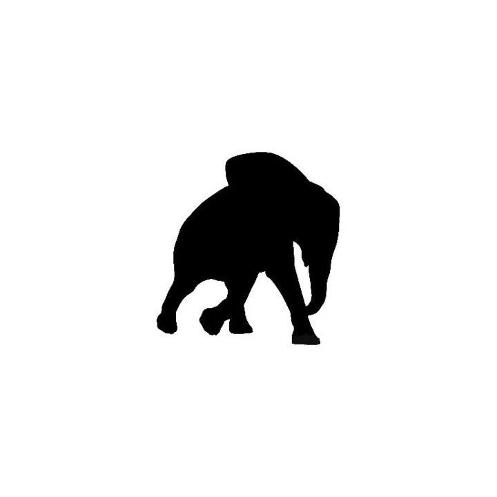 Elephant Vinyl Decal Sticker V8 - DecalsHouse