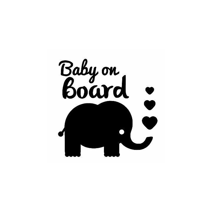 Elephant Vinyl Decal Sticker V80 - DecalsHouse