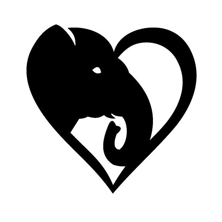 Elephant Vinyl Decal Sticker V86 - DecalsHouse