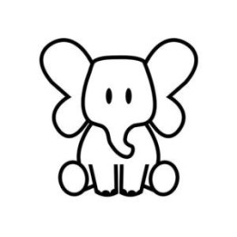 Elephant Vinyl Decal Sticker V91 - DecalsHouse