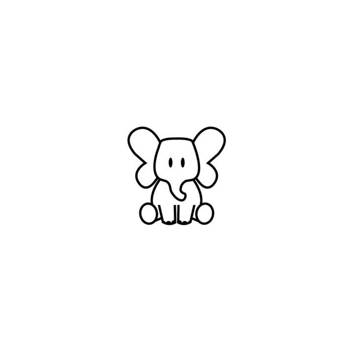 Elephant Vinyl Decal Sticker V91 - DecalsHouse