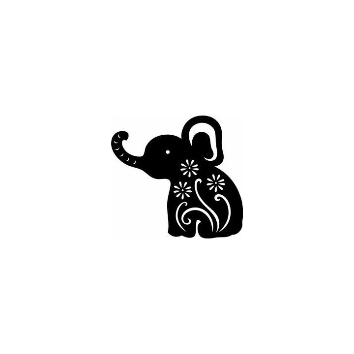 Elephant Vinyl Decal Sticker V92 - DecalsHouse