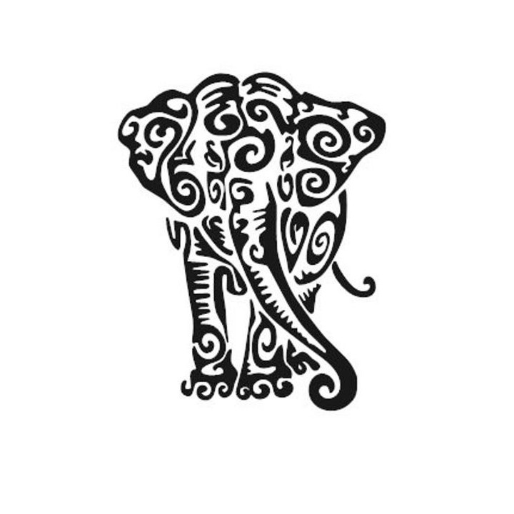 Elephant Vinyl Decal Sticker V95 - DecalsHouse