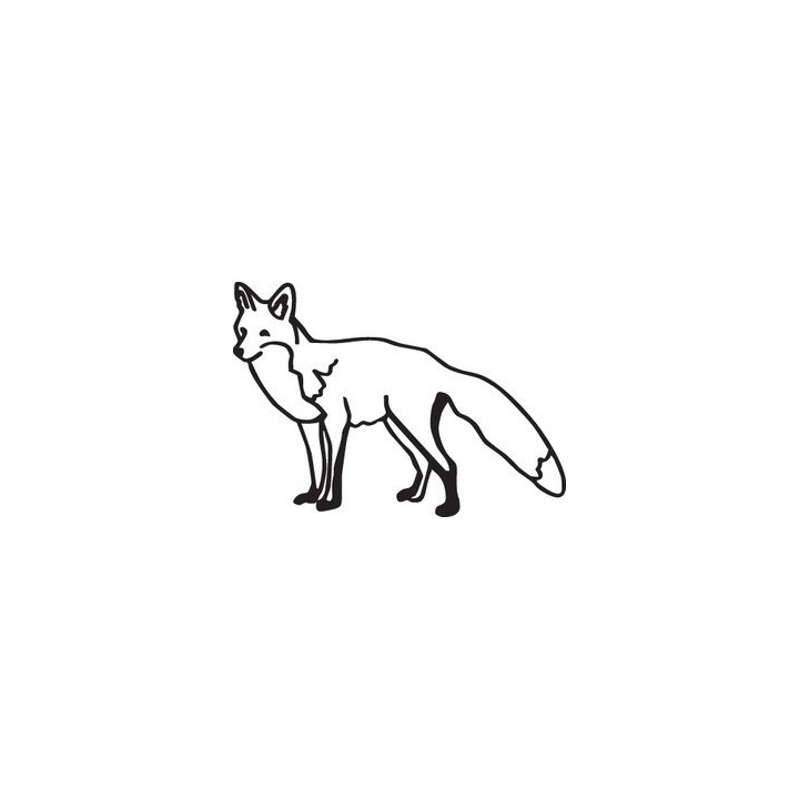 Fox Vinyl Decal Sticker V2 - DecalsHouse
