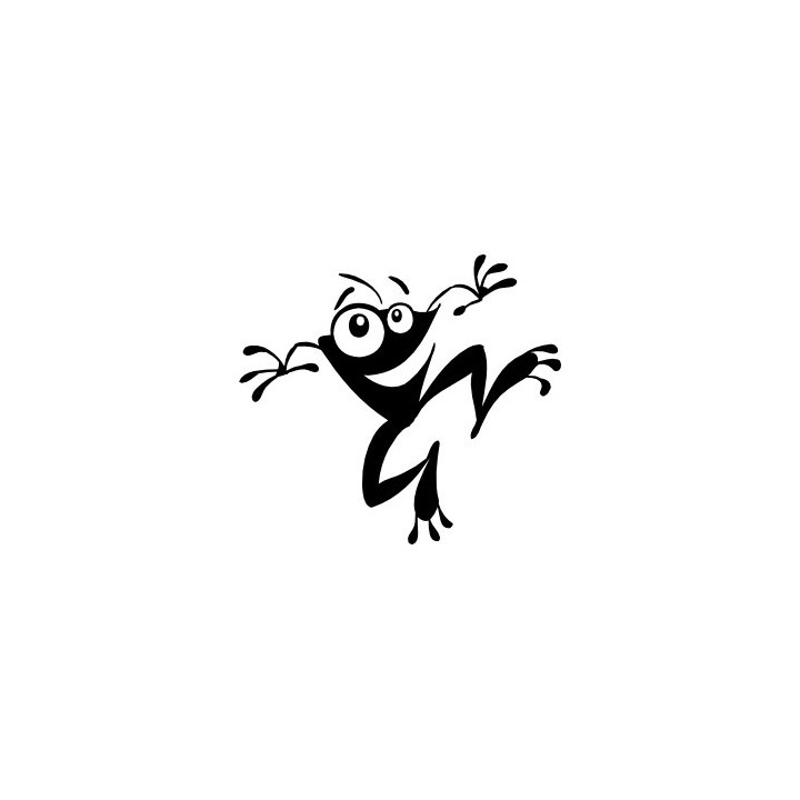 Frog Vinyl Decal Sticker V110 - DecalsHouse