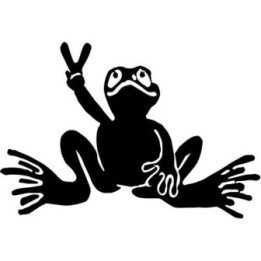 Frog Vinyl Decal Sticker V121 - DecalsHouse