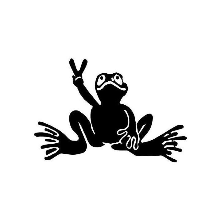 Frog Vinyl Decal Sticker V121 - DecalsHouse