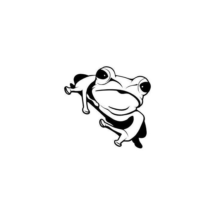 Frog Vinyl Decal Sticker V17 - DecalsHouse