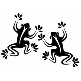 Frog Vinyl Decal Sticker V18 - DecalsHouse