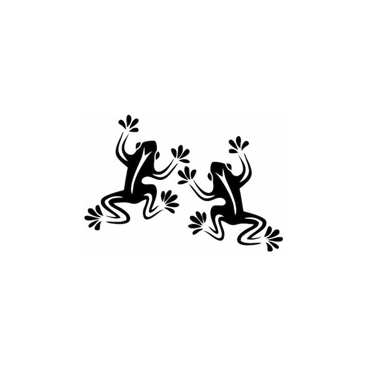 Frog Vinyl Decal Sticker V18 - DecalsHouse