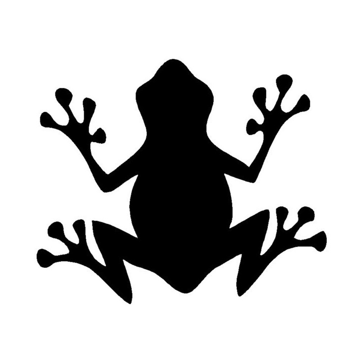 Frog Vinyl Decal Sticker V23 - DecalsHouse