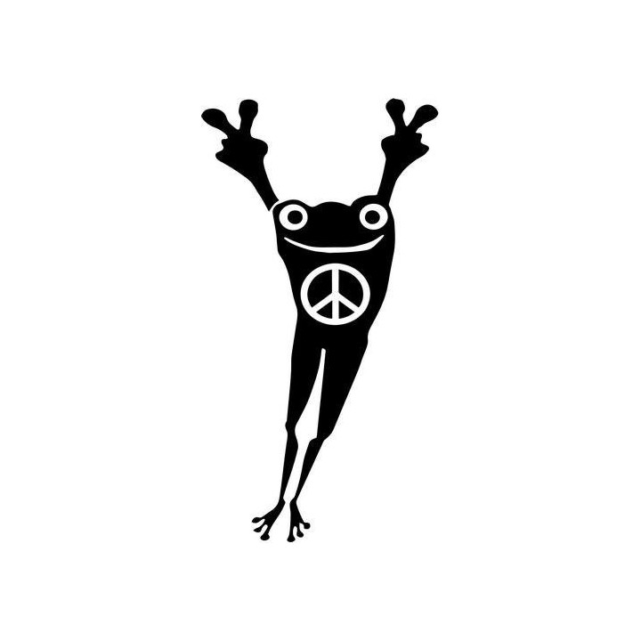 Frog Vinyl Decal Sticker V32 - DecalsHouse