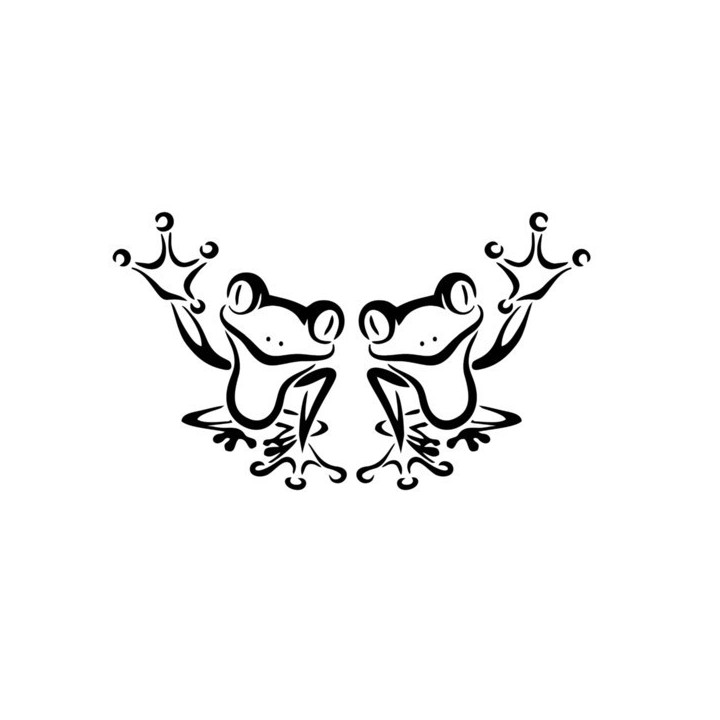 Frog Vinyl Decal Sticker V36 - DecalsHouse