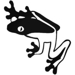 Frog Vinyl Decal Sticker V38 - DecalsHouse