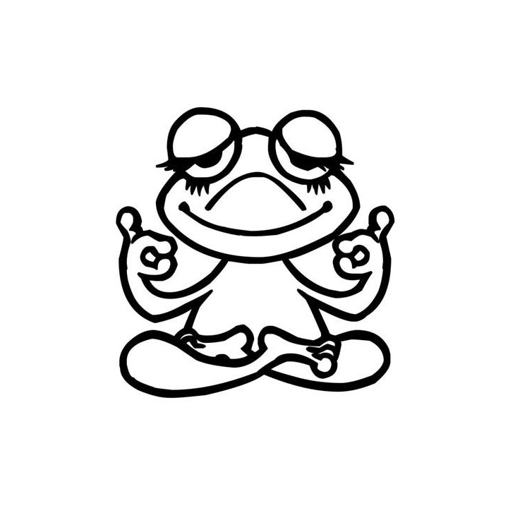 Frog Vinyl Decal Sticker V40 - DecalsHouse