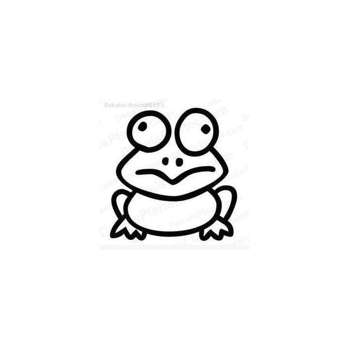 Frog Vinyl Decal Sticker V41 - DecalsHouse