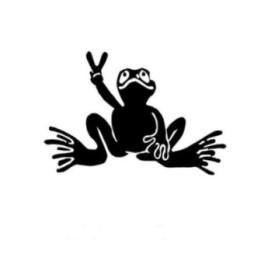 Frog Vinyl Decal Sticker V51 - DecalsHouse