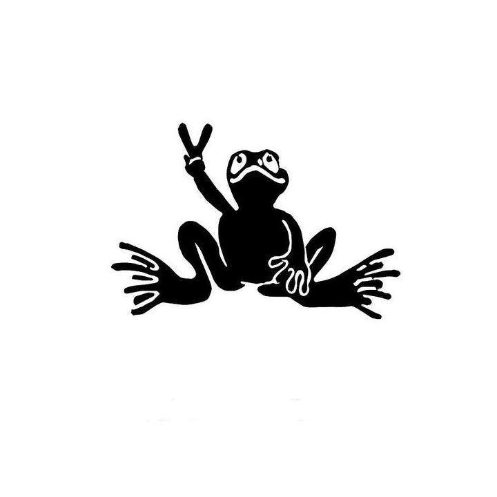 Frog Vinyl Decal Sticker V51 - DecalsHouse
