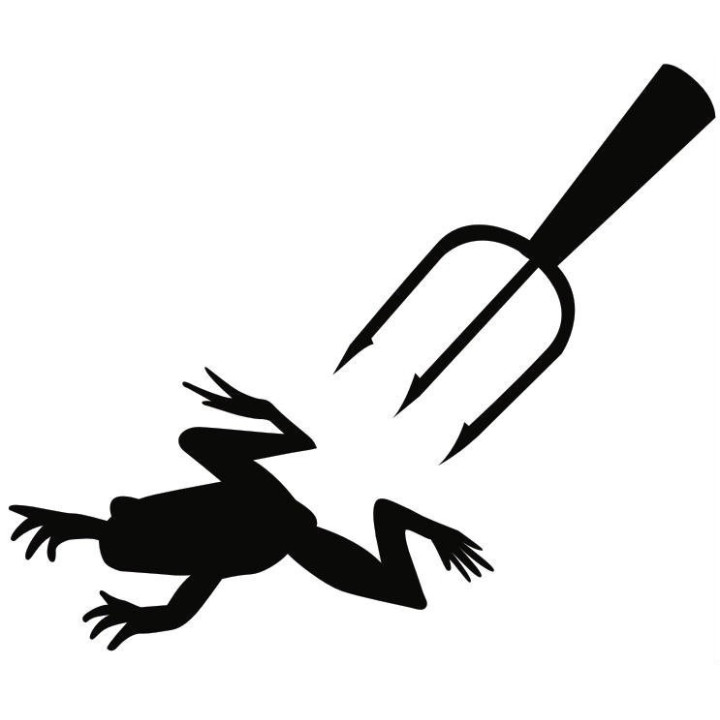 Frog Vinyl Decal Sticker V6 - DecalsHouse