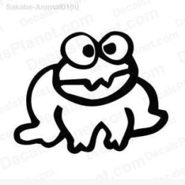 Frog Vinyl Decal Sticker V81 - DecalsHouse