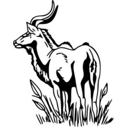 Gazelle Vinyl Decal Sticker V2 - DecalsHouse