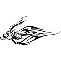 Gazelle Vinyl Decal Sticker V20 - DecalsHouse