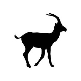Gazelle Vinyl Decal Sticker V7 - DecalsHouse