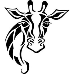 Giraffe Vinyl Decal Sticker V11 - DecalsHouse