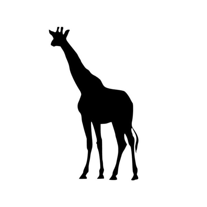 Giraffe Vinyl Decal Sticker V16 - DecalsHouse