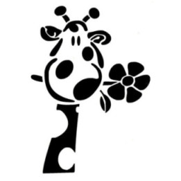 Giraffe Vinyl Decal Sticker V19 - DecalsHouse