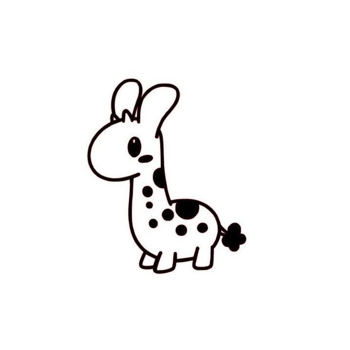 Giraffe Vinyl Decal Sticker V21 - DecalsHouse