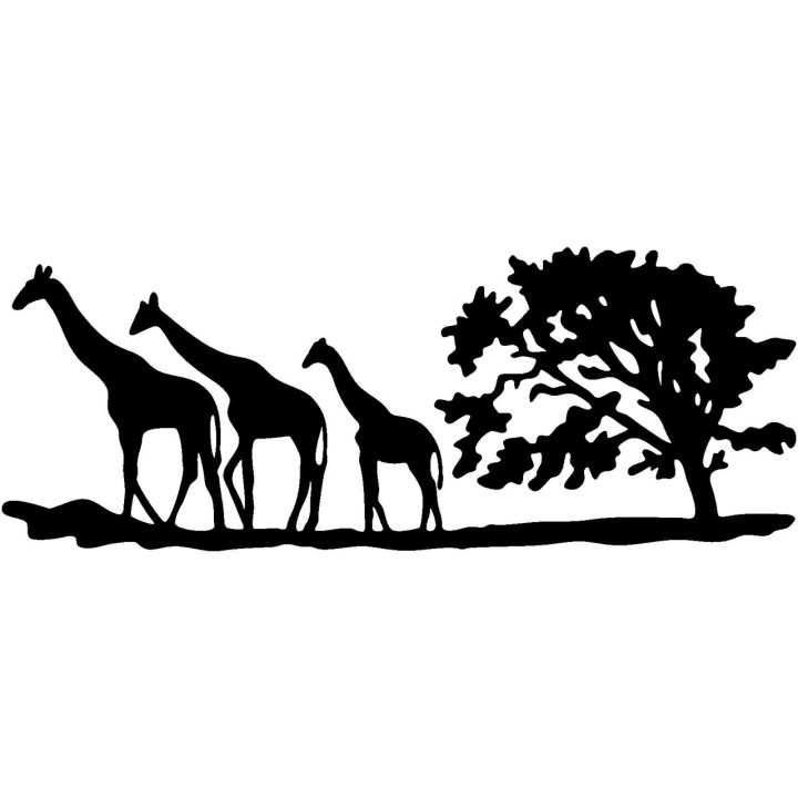 Giraffe Vinyl Decal Sticker V3 - DecalsHouse