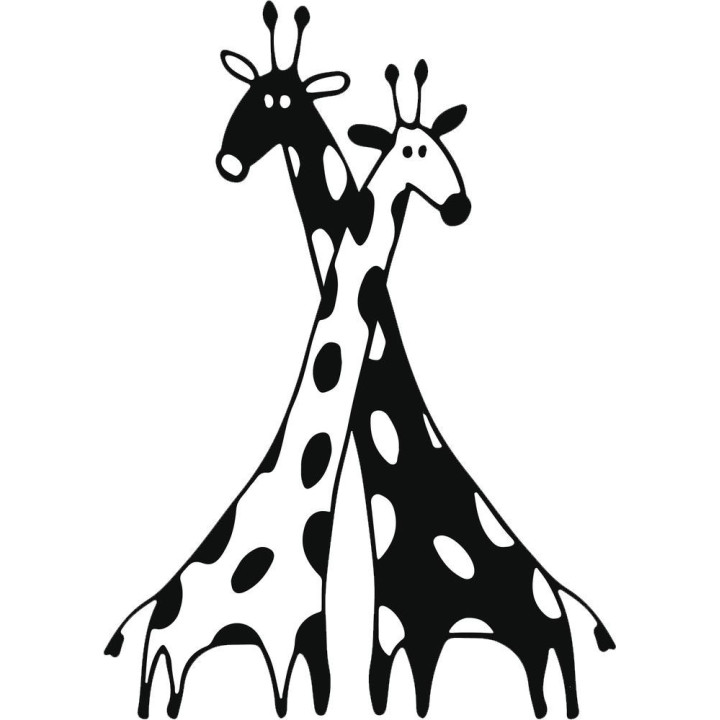 Giraffe Vinyl Decal Sticker V32 - DecalsHouse