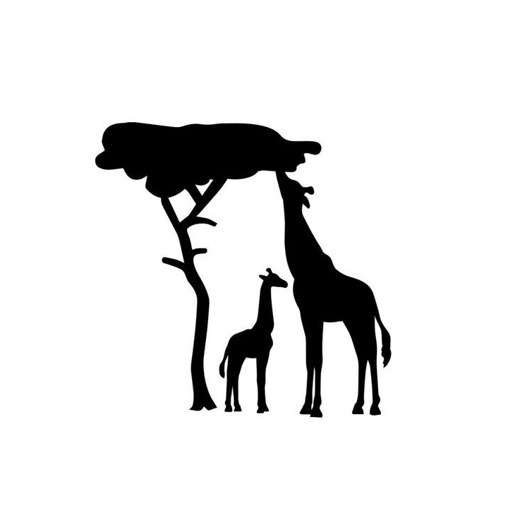 Giraffe Vinyl Decal Sticker V42 - DecalsHouse