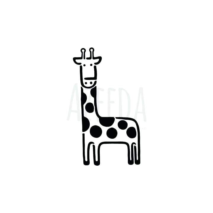 Giraffe Vinyl Decal Sticker V50 - DecalsHouse