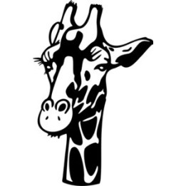 Giraffe Vinyl Decal Sticker - DecalsHouse
