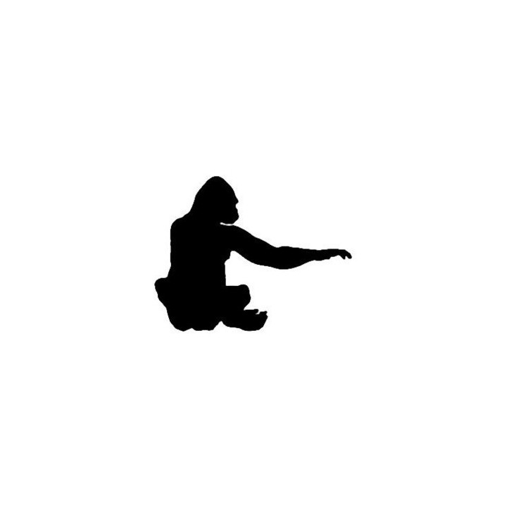 Gorilla Vinyl Decal Sticker V12 - DecalsHouse