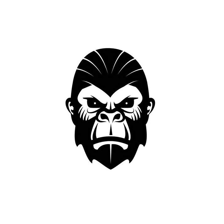 Gorilla Vinyl Decal Sticker V22 - DecalsHouse